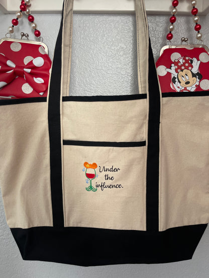 Princess Wine Tote Bag