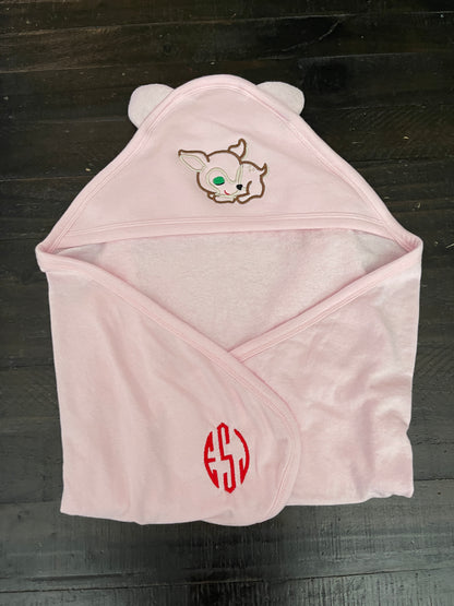 Personalized Hooded Baby Bath Towel